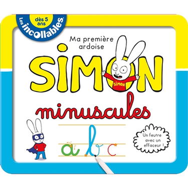 Les incollables : ma première ardoise Simon : minuscules
