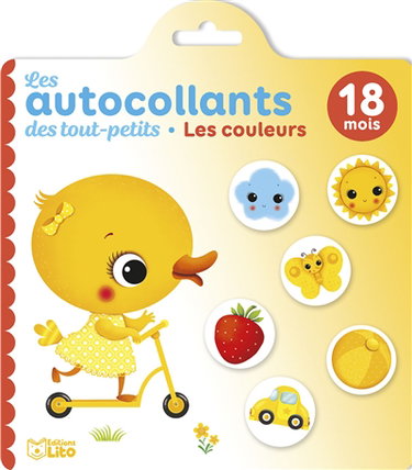 Les couleurs, 18 mois : les autocollants des tout-petits : le jardin