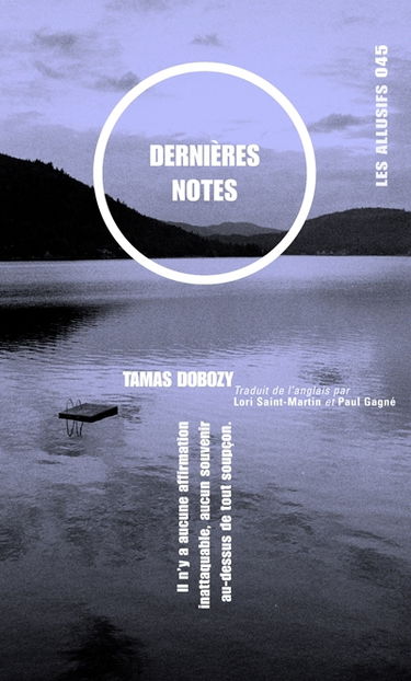 Dernières notes