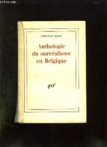 Couverture de Anthologie du surrealisme en Belgique