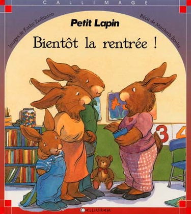 Petit lapin : bientôt la rentrée