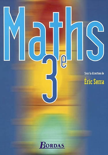 Maths, 3e