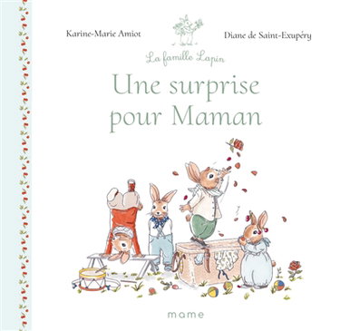 Couverture de La famille lapin. Une surprise pour maman