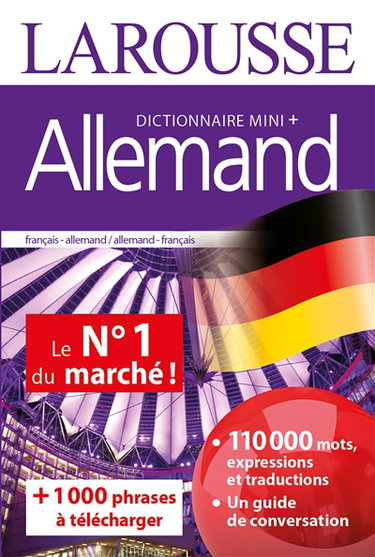 Couverture de Allemand : dictionnaire mini + : français-allemand, allemand-français. Deutsch : Miniwörterbuch + : Französisch-Deutsch, Deutsch-Französisch par Marc Chabrier