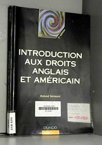 Introduction aux droits anglais et américain