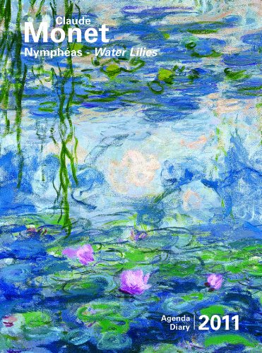 2011 Large Diary Illustrated Monet Waterlilies