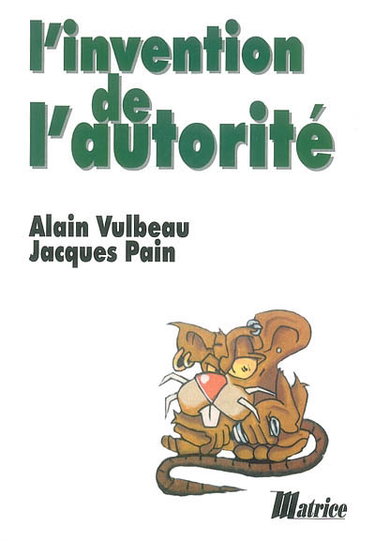 Couverture de L'invention de l'autorité