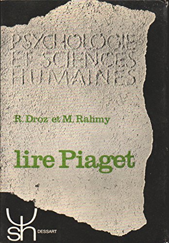 Couverture de Lire Piaget par Droz R. Rahmy M.