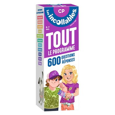 Les incollables : tout le programme, 600 questions réponses : CP, 6-7 ans