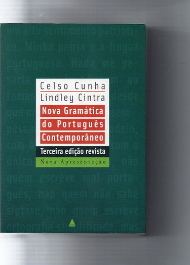 Couverture de Nova gramatica do portugues contemporaneo par Collectif