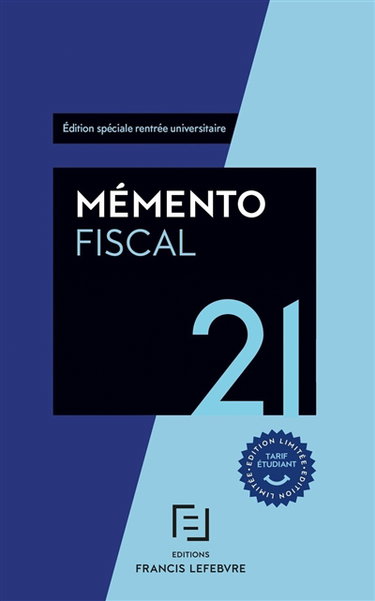 Couverture de Mémento fiscal 2021