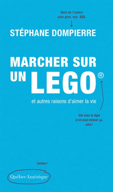 Couverture de Marcher sur un Lego et autres raisons d'aimer la vie