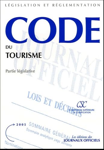 Code du tourisme: Partie législative
