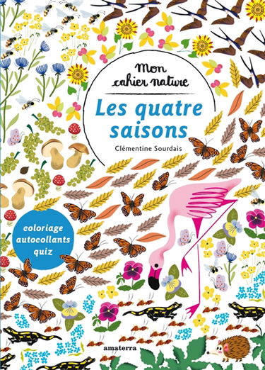 Les quatre saisons : coloriage, autocollants, quiz