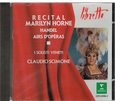 Couverture de Haendel Airs d'Opéras: Récital Marilyn Horne