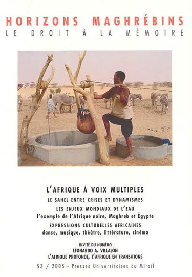 Horizons maghrébins, n° 53. L'Afrique à voix multiples