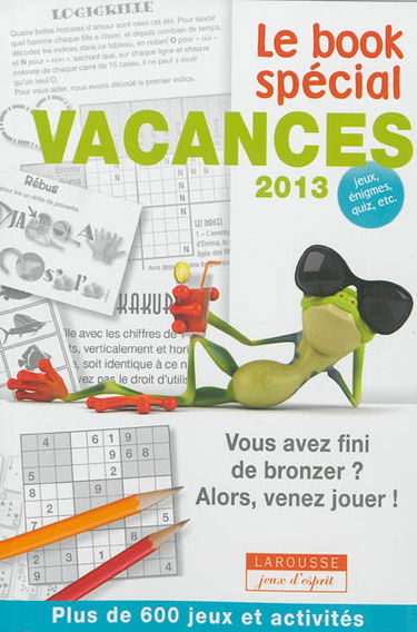 Le book spécial vacances