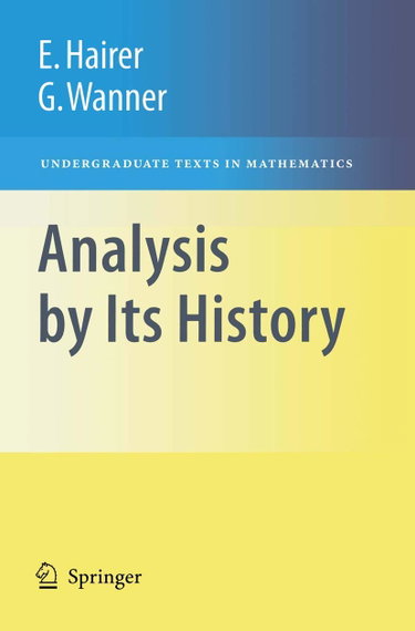 Couverture de Analysis by Its History