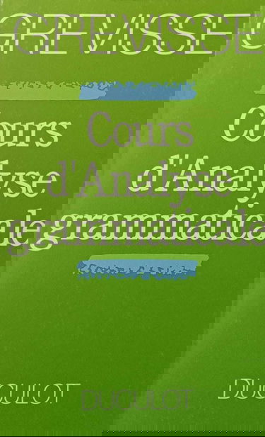 Cours d'analyse grammaticale : élève