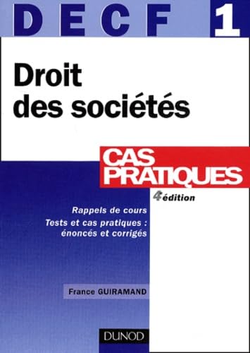 DECF, tome 1 : Droit des sociétés