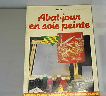 Abat-jour en soie peinte