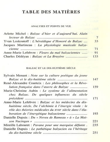 Année balzacienne (L'), n° 18