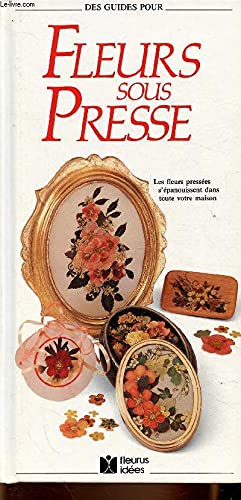 Fleurs sous presse