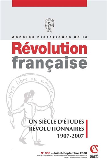 Couverture de Annales historiques de la Révolution française, n° 353