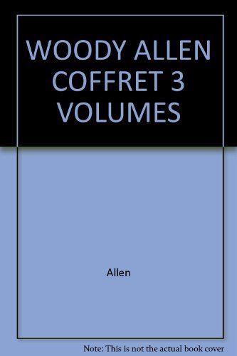 Woody Allen Coffret 3 Volumes