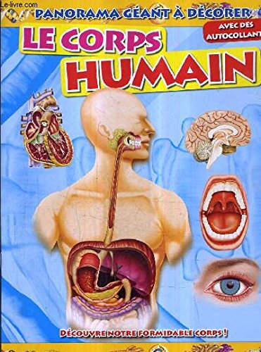 PANORAMA GEANT A DECORER - LE CORPS HUMAIN - AUTOCOLLANTS DEJA COLLES.