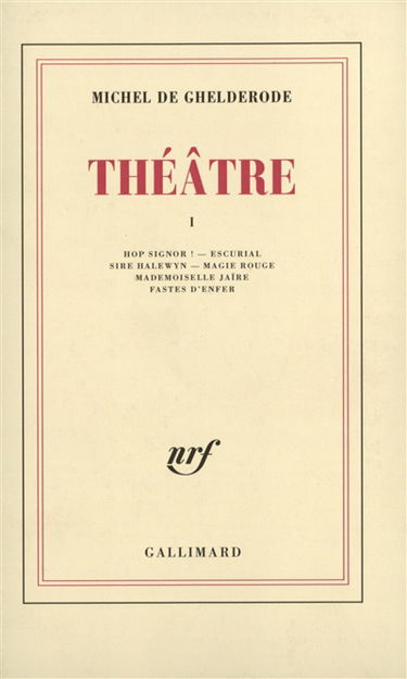 Théâtre. Vol. 1