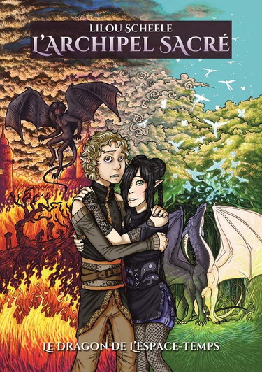 Couverture de L'ARCHIPEL SACRE : Tome 1 - Le dragon de l'Espace-Temps