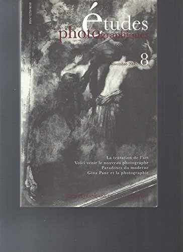 Couverture de Etudes photographiques nø 8 par Collectif