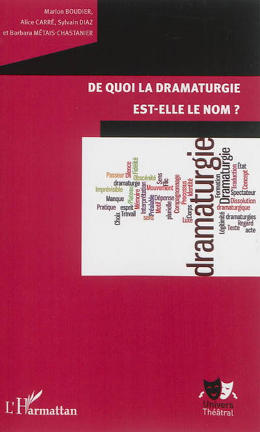 Couverture de De quoi la dramaturgie est-elle le nom ?