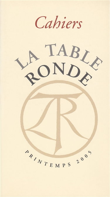 Couverture de Cahiers de la Table ronde, nouvelle série, n° 1 (2005) par Collectifs
