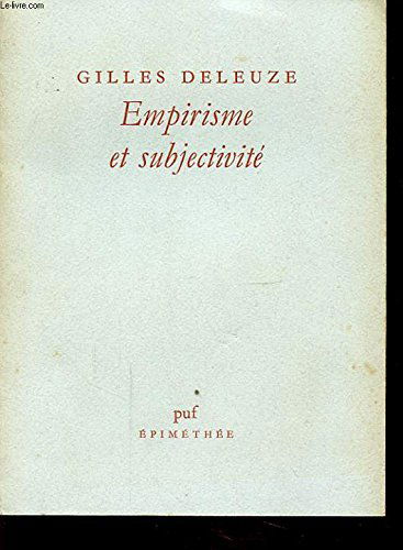 EMPIRISME ET SUBJECTIVITE