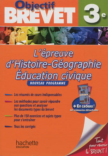 L'épreuve d'histoire géographie, éducation civique 3e : nouveau programme