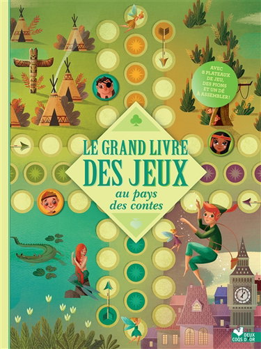 Couverture de Le grand livre des jeux : au pays des contes