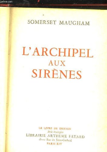 Couverture de L'archipel aux sirènes