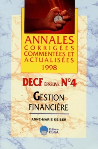 DECF N 4-GESTION FINANCIERE-ACCA 1998-