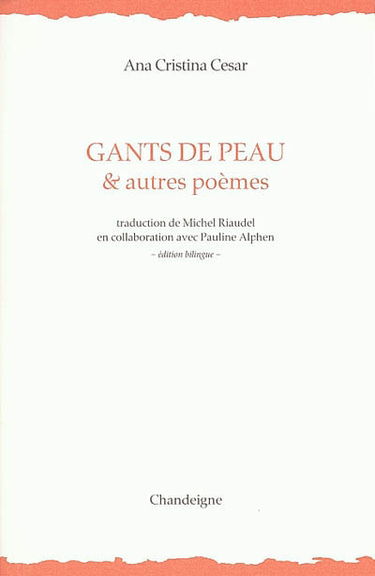 Gants de peau : & autres poèmes