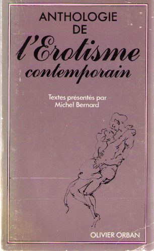 Anthologie de l'Erotisme contemporain