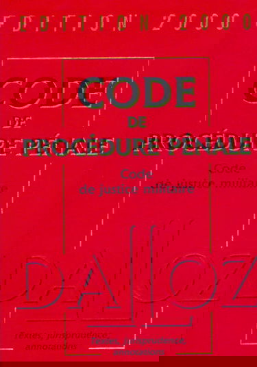 CODE DE PROCEDURE PENALE 2000 CODE DE JUSTICE MILITAIRE