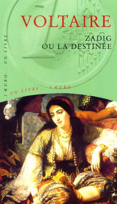 Couverture de Zadig ou La destinée par Voltaire