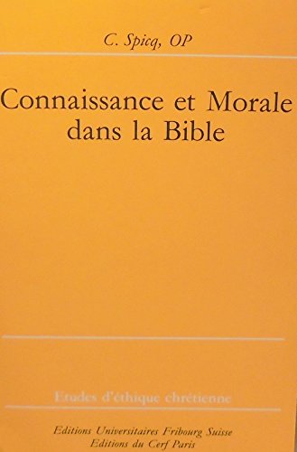 Connaissance et morale dans la Bible