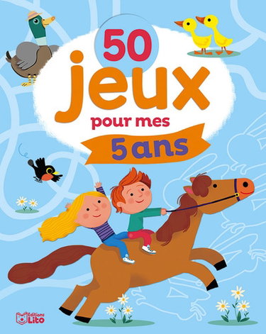 Couverture de 50 jeux pour mes 5 ans