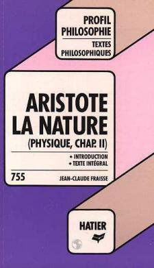 La nature: Physique, livre II