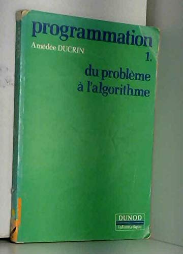 Programmation. Vol. 1