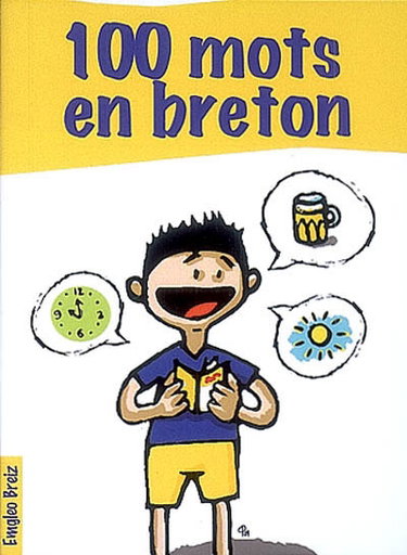 Couverture de 100 mots en breton pour la conversation de tous les jours par Collectif