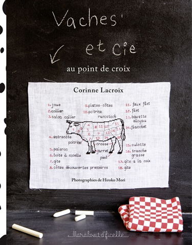 Vaches & Cie au point de croix